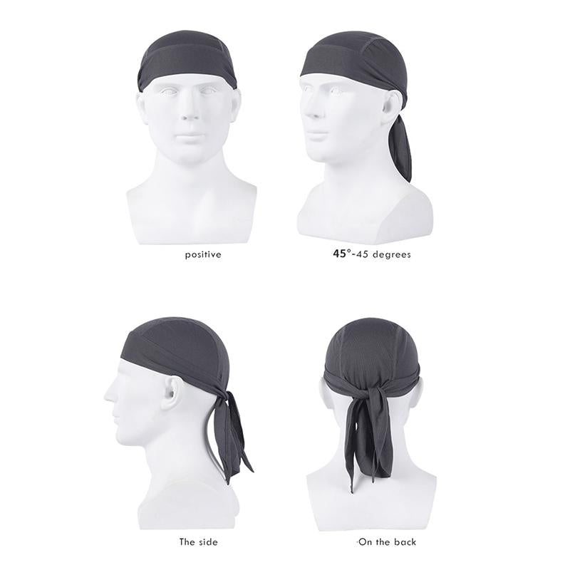 Spring Summer Cycling Pirate Hat Breathable Headscarf Sun Protection Outdoor Running Men Women Quick-Dry Hiking Travel Bandana