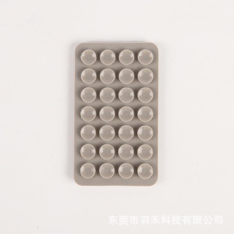 24 Capsules 28 Silicone Suction Cups, Single and Double-sided Suction Cups, Anti-skid Mobile Phone Case Attached To The Back, Portable Mobile Phone Holder, Square.