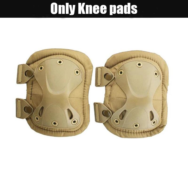 Corey Knee Pads Tactical Camo Protective Set Unisex Impact Resistant EVA Foam Elbow & Knee Pads for Skating Biking Snowboarding Outdoor Sports Gear