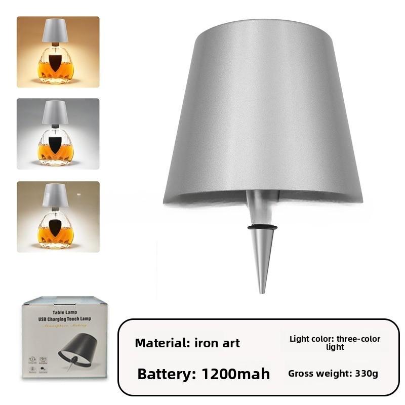 Bar Ambient Light Wine Cork Light LED Bar Restaurant Ambient Desk Light Outdoor Camping Table Decoration Rechargeable Wine Head Night Light