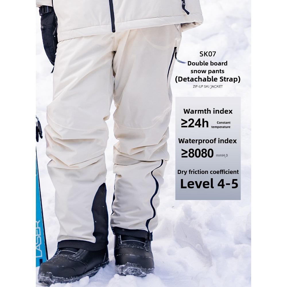 Burton-style 3L Unisex Alpine Ski & Snowboard Suit Set Windproof Waterproof Insulated Jacket & Pants for Men Women Adults Single Double Board Sports