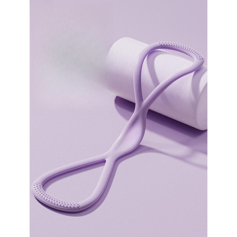 8-character Tension, Open Shoulder Beauty Back Elastic Belt, Home Fitness Women's Yoga Rope, High Elastic Silicone Eight-character Tension Rope