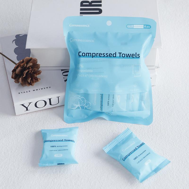 Disposable Compressed Towels 30/6 Candy Packaging Face Towels