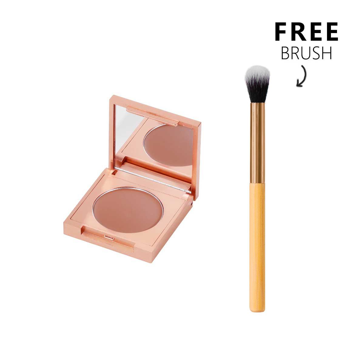 Soft Mist Concealer, Matte Light and Docile, Natural Skin Waterproof, Sweat-proof and No Makeup-off Concealer, Free Brush.