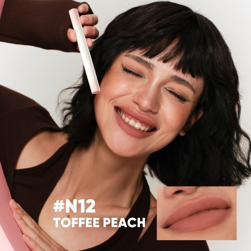 JUDYDOLL Powder Lip Cream, Halloween Cosmetics, Matte Lip Gloss, Smooth Lip Mud, Moisturizing, Soft, Waterproof, Long-lasting, Fade-resistant, Non-sticky, Cosmetics, Makeup