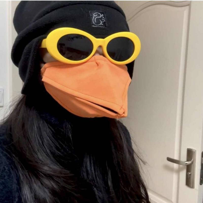 Funny Bird Beak Mask 3D Movable Mouth Costume Creative Black Bird Face Mask for Halloween Party Cosplay TikTok Trend Viral Accessory Unique Funny Gift for Friends Men Women Teens Animal Cos Cute Party Outfit