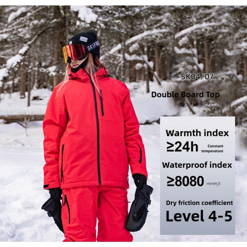 Burton-style 3L Unisex Alpine Ski & Snowboard Suit Set Windproof Waterproof Insulated Jacket & Pants for Men Women Adults Single Double Board Sports
