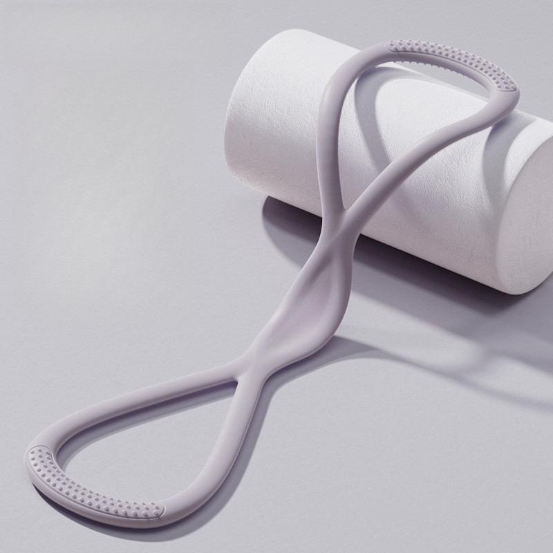 8-character Tension, Open Shoulder Beauty Back Elastic Belt, Home Fitness Women's Yoga Rope, High Elastic Silicone Eight-character Tension Rope