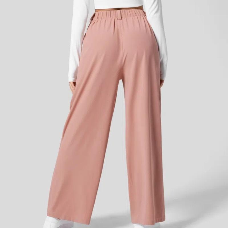 Casual Sports Drape High Waist Wide Legs Versatile Casual Loose Trousers