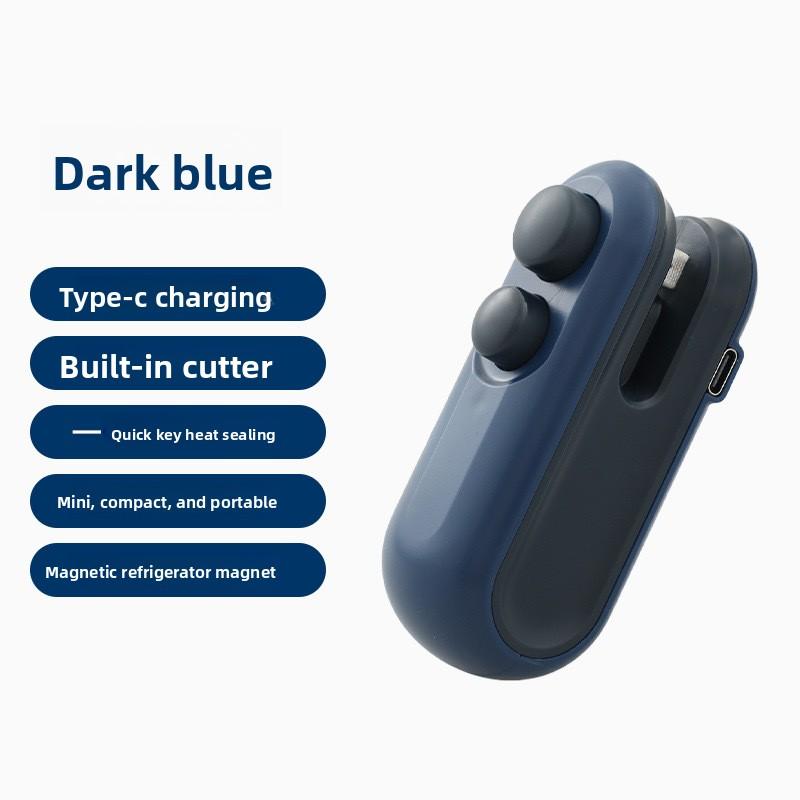 2 in 1 Mini Sealing Machine, Cutting and Sealing Dual-purpose Buttons Are Easy and Safe To Prevent Hand Injuries, Snacks and Fresh-keeping Sealing Machine