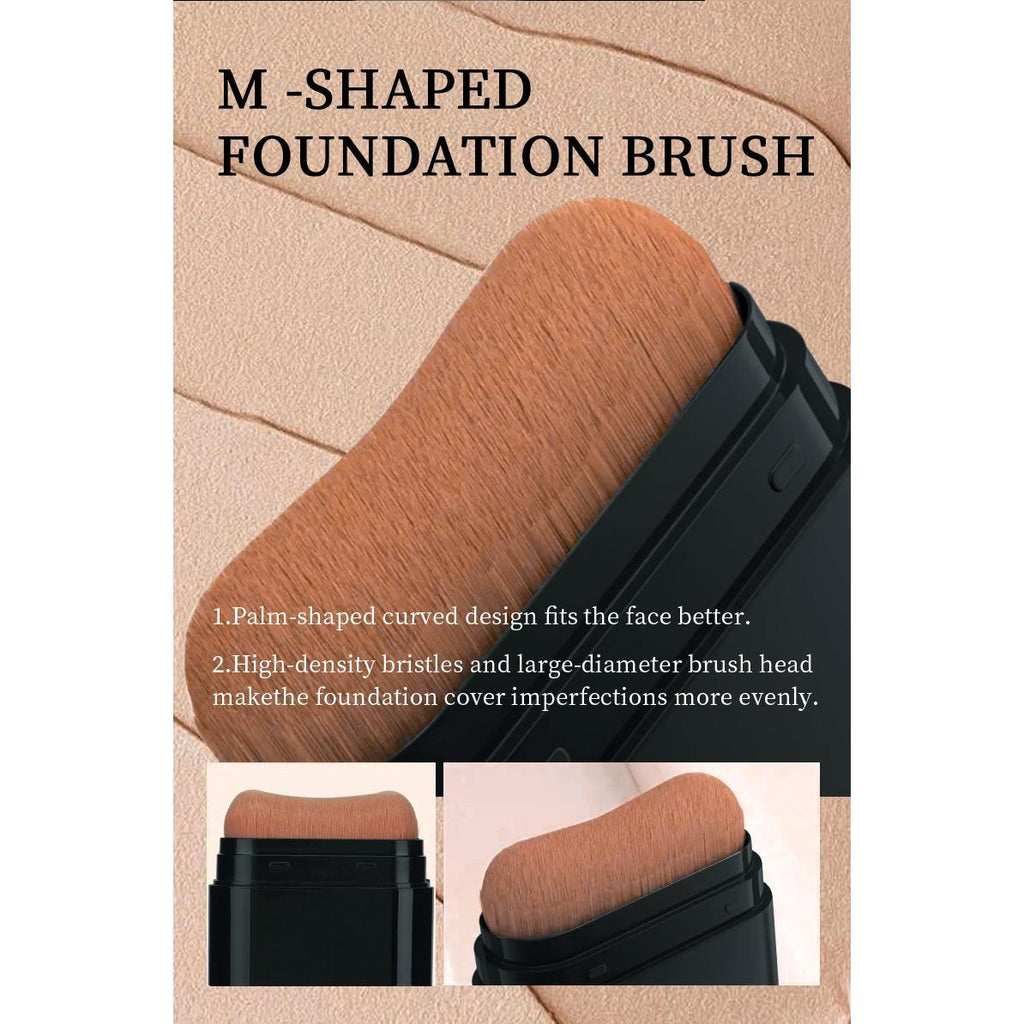 Concealer Foundation Cream, Foundation Brush + Foundation Cream 2-in-1