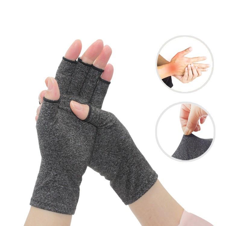 Half Finger Pressure Gloves New Outdoor Riding Gloves Rehabilitation Care Joint Protection Soft Breathable Gloves
