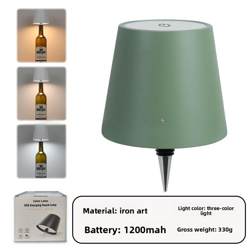 Bar Ambient Light Wine Cork Light LED Bar Restaurant Ambient Desk Light Outdoor Camping Table Decoration Rechargeable Wine Head Night Light