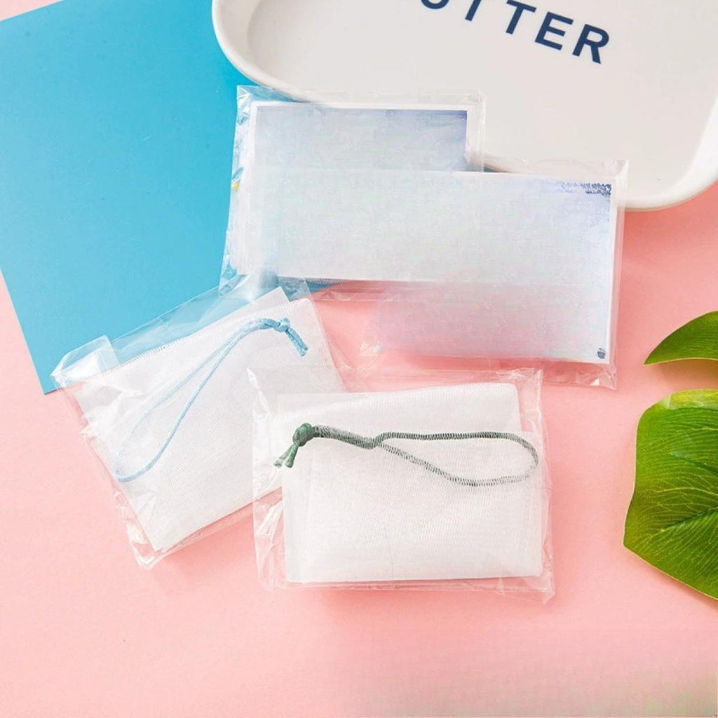 10 Pcs Foaming Net, Soap Facial Cleanser, Foaming Net,, Cleansing Net, Handmade Soap, Foamer, Face Washing and Foaming Net