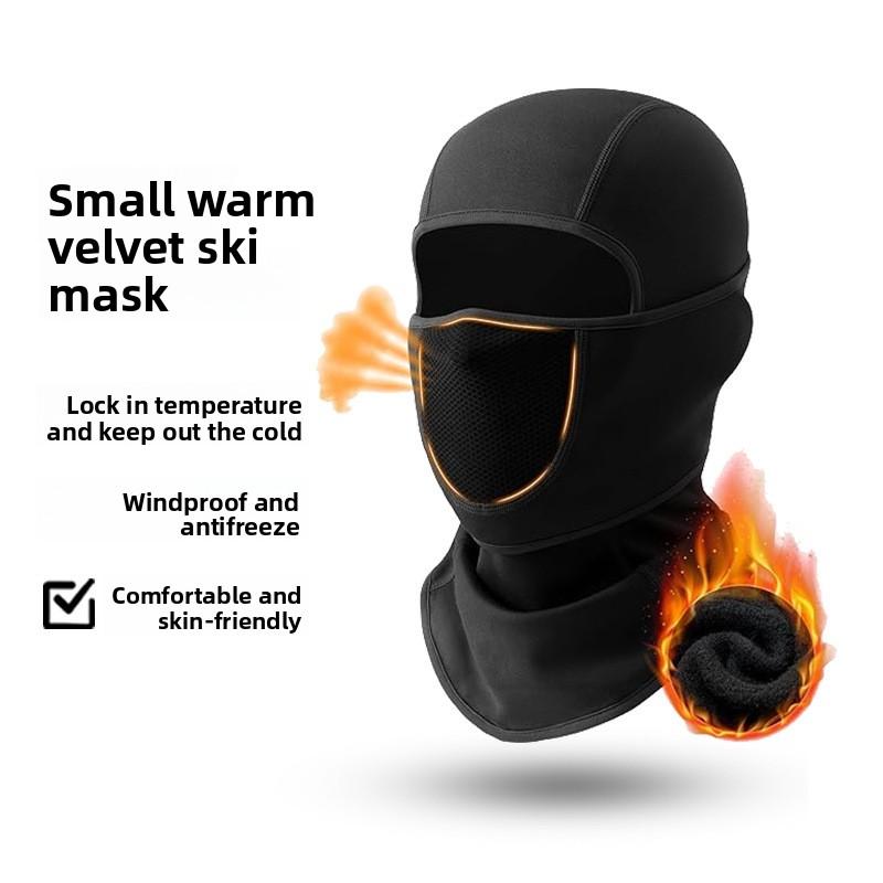 Winter Outdoor Cycling Mask, Thermal Hood, Ski Sports Face Mask, Men's and Women's Windproof and Cold Protective Gear, Hat