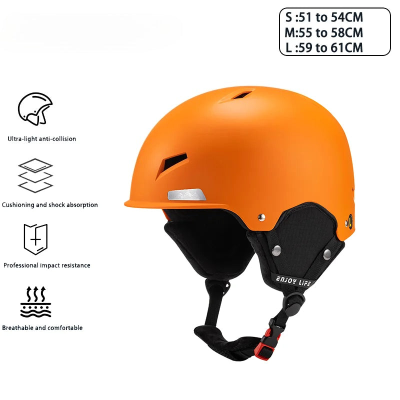 WINROCK Ski Helmet Is Lightweight, Breathable, Anti-collision and Warm for Men and Women, Outdoor Ski Equipment for Children