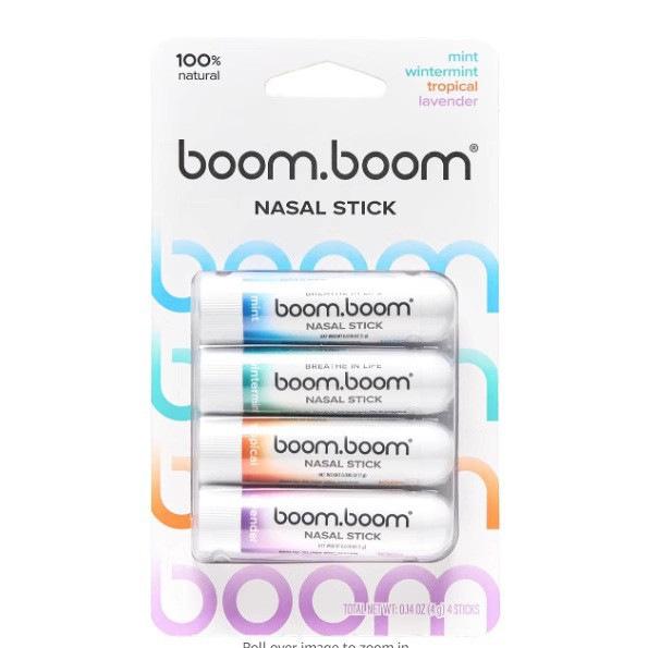 BoomBoom Nasal Stick Improves Focus + Enhances Breathing