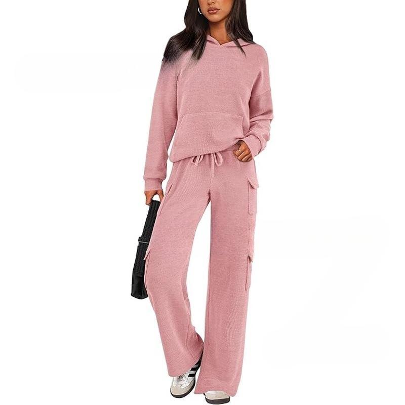 2025 Trend Breathable Leisure Sports Suit Women's Tooling Pocket Design Sports Outdoor Running