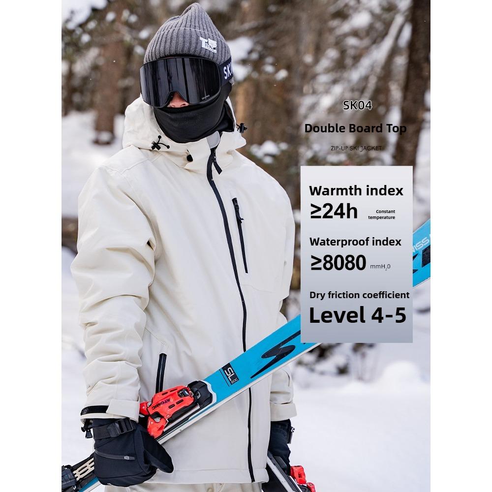 Burton-style 3L Unisex Alpine Ski & Snowboard Suit Set Windproof Waterproof Insulated Jacket & Pants for Men Women Adults Single Double Board Sports