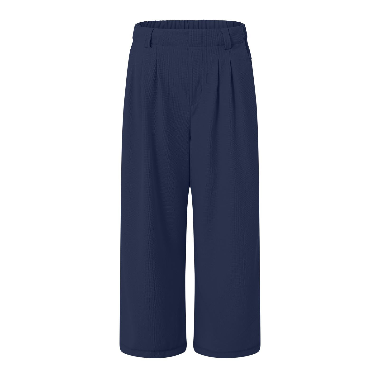 Casual Sports Drape High Waist Wide Legs Versatile Casual Loose Trousers