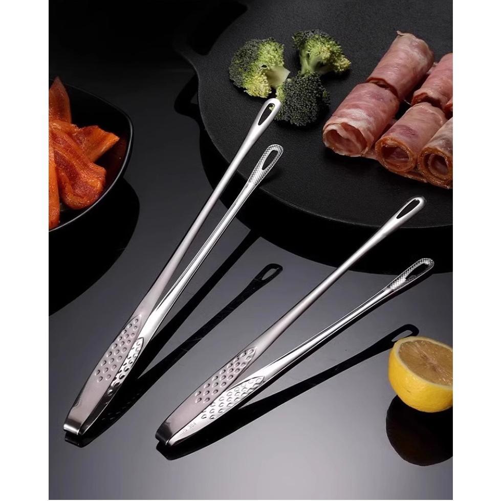 2PACK Barbecue Clip Kitchen Clip Barbecue Clip Extended Food Clip Barbecue Clip Stainless Steel Food Clip Steak Clip