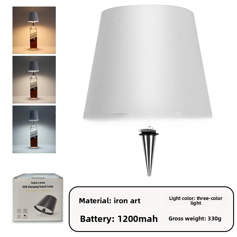 Bar Ambient Light Wine Cork Light LED Bar Restaurant Ambient Desk Light Outdoor Camping Table Decoration Rechargeable Wine Head Night Light