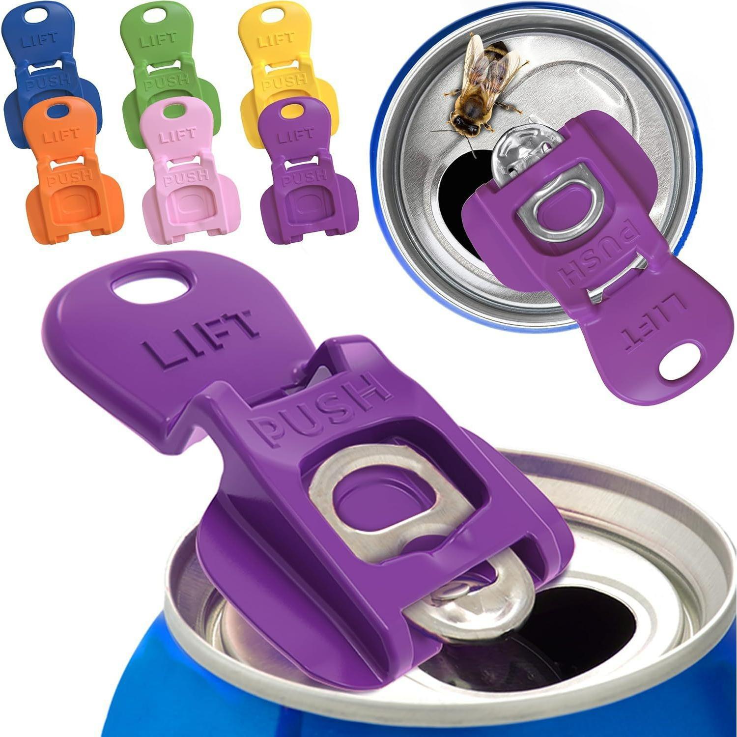 New Coke Beverage Can Opener Plastic Simple Small Bottle Opener Sealing Dust-proof Bottle Cap Can