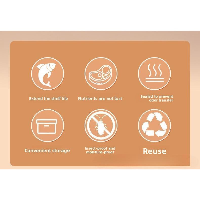 Aluminum Foil Cross-border Special Food-grade Fresh-keeping Bags Thickened Sealed Refrigerator Special Fresh-keeping Bags for Freezing