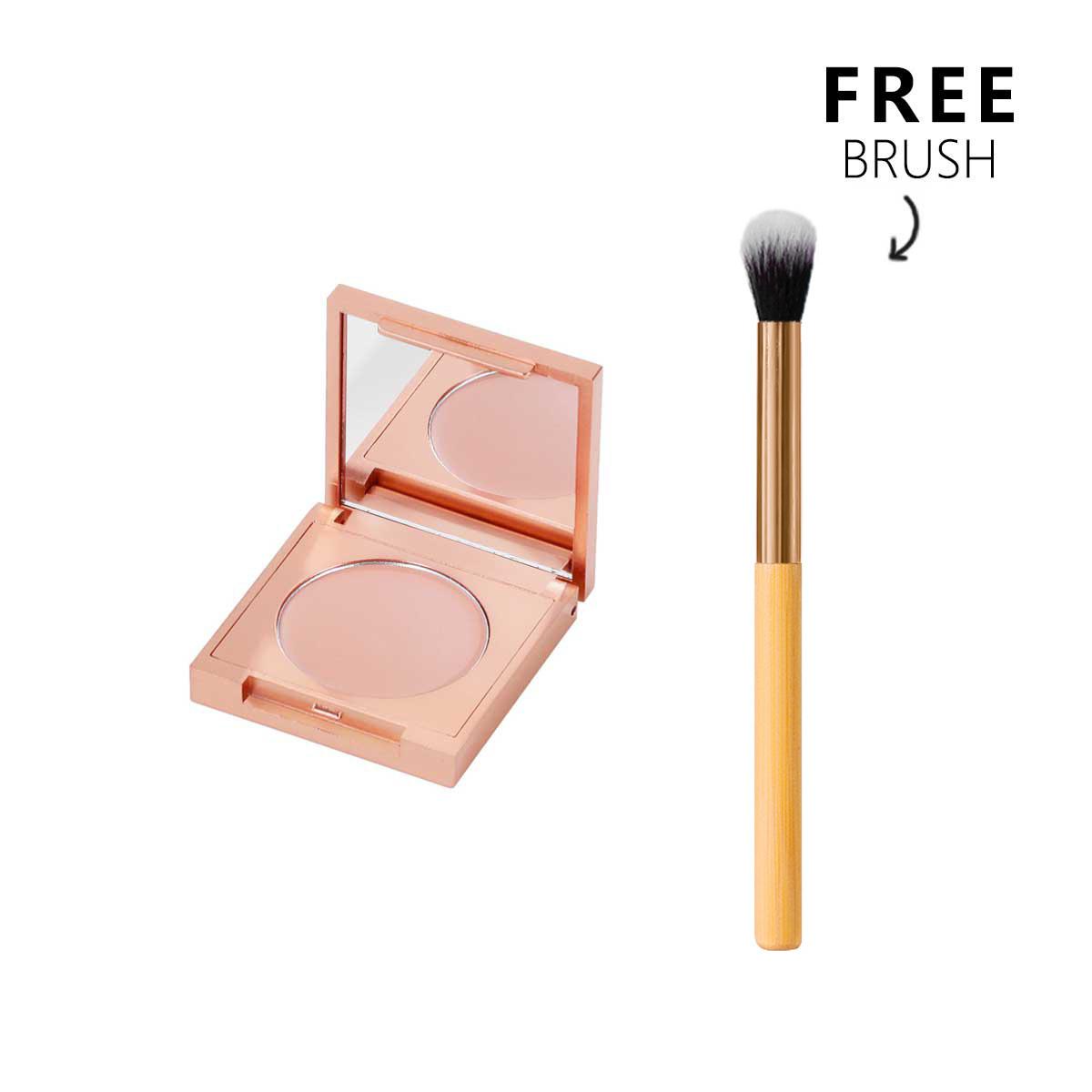 Soft Mist Concealer, Matte Light and Docile, Natural Skin Waterproof, Sweat-proof and No Makeup-off Concealer, Free Brush.