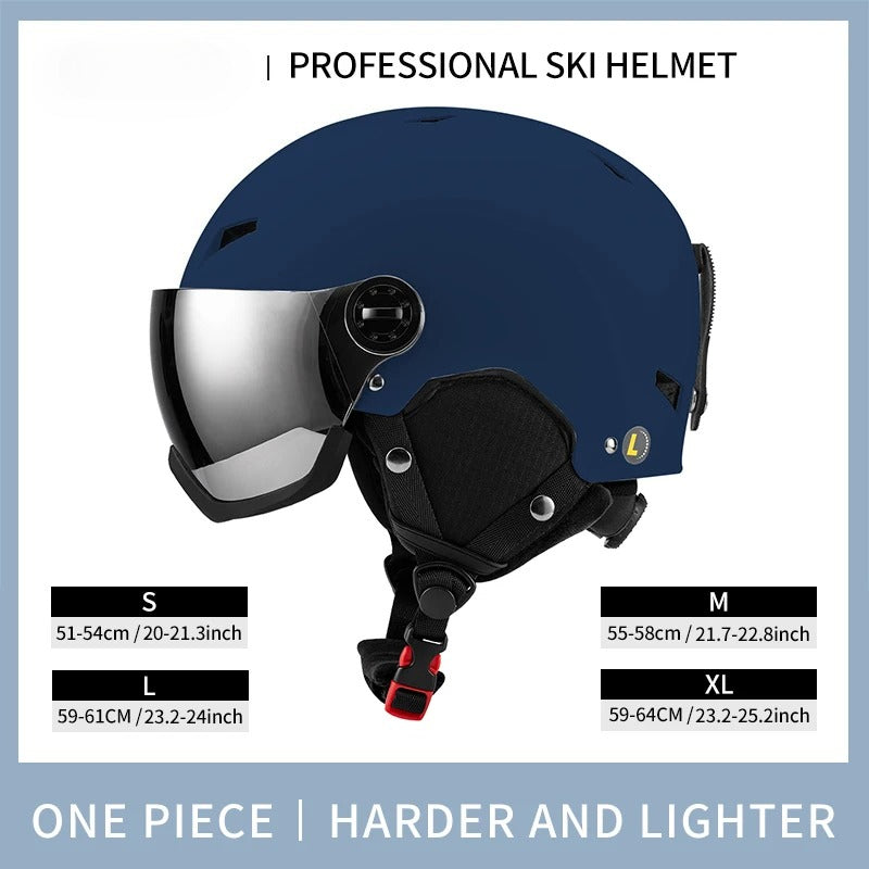 WINROCK's New Lightweight All-in-one Goggles Ski Helmet Men's and Women's Children's Outdoor Skiing and Snowboarding Equipment