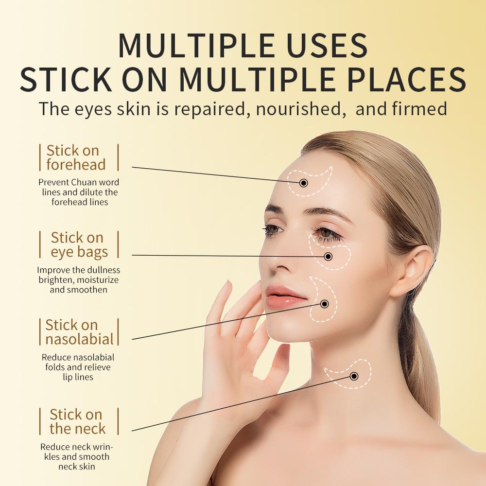 Avocado Moisturizing Eye BagMask,60pcs/set Under Eye Mask, Eye Care Product for Dark Eye Bags, Skin Care  Gift Moisturizer Hydrating Comfort