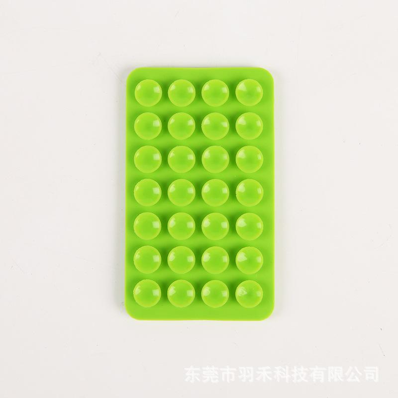 24 Capsules 28 Silicone Suction Cups, Single and Double-sided Suction Cups, Anti-skid Mobile Phone Case Attached To The Back, Portable Mobile Phone Holder, Square.