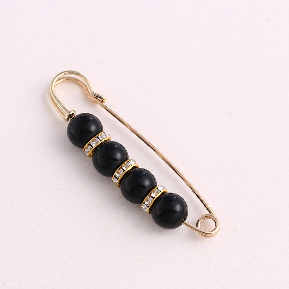 Anti-light Artifact Pearl Waist Pin Fixed Clothes Skirt Waist Circumference Smaller Multi-functional Brooch Waist Buckle