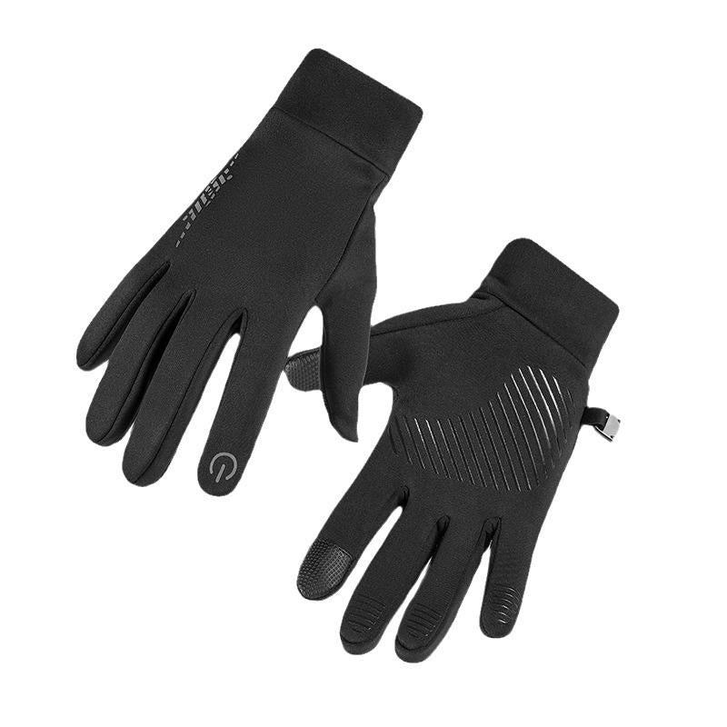 Outdoor Autumn and Winter Men's and Women's Sports Gloves Non-slip and Warm Touch Screen Velvet Skiing Running Riding Gloves