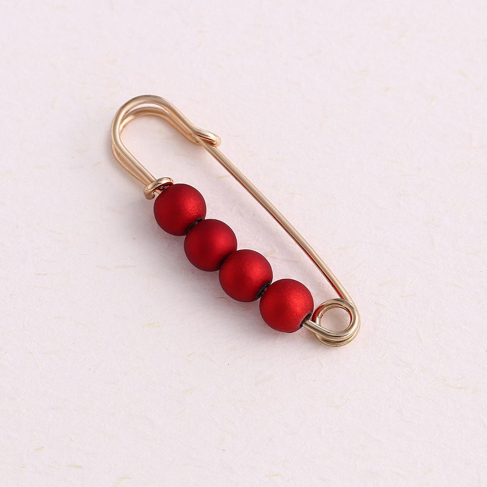 Anti-light Artifact Pearl Waist Pin Fixed Clothes Skirt Waist Circumference Smaller Multi-functional Brooch Waist Buckle