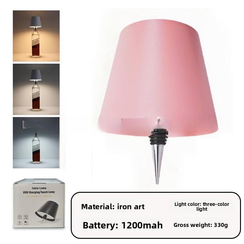 Bar Ambient Light Wine Cork Light LED Bar Restaurant Ambient Desk Light Outdoor Camping Table Decoration Rechargeable Wine Head Night Light