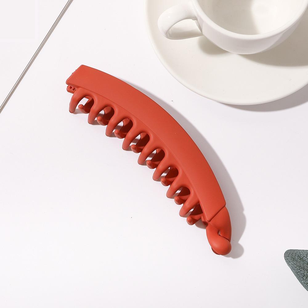 Frosted banana clip vertical clip high temperament ponytail fixed artifact grab clip hairpin shark clip wholesale