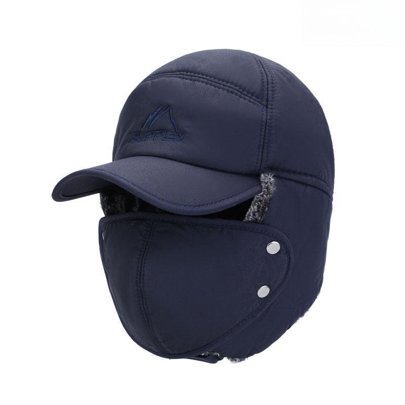 Hat Winter Warm and Cold Hat Outdoor Hat Embroidery Ear Protector