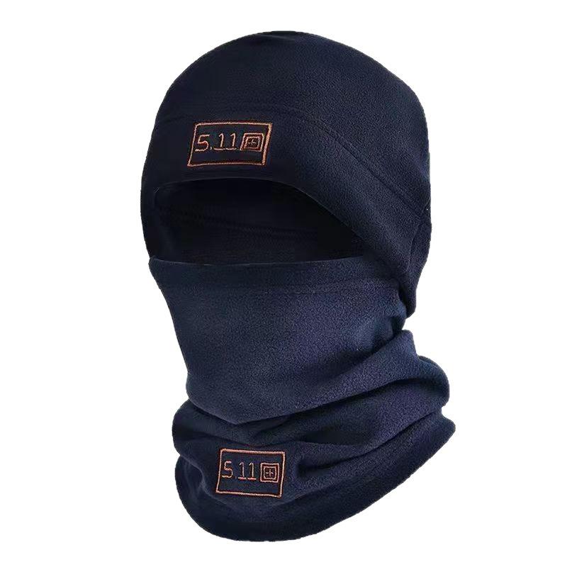 Hat Headgear Fleece Cap Set Tactical Warm Scarf Men's and Women's Autumn and Winter Thickened Outdoor Sports Cycling Cold Hat