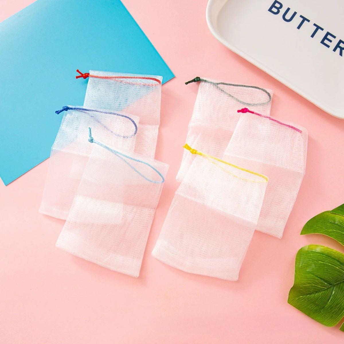 10 Pcs Foaming Net, Soap Facial Cleanser, Foaming Net,, Cleansing Net, Handmade Soap, Foamer, Face Washing and Foaming Net