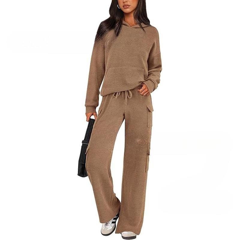 2025 Trend Breathable Leisure Sports Suit Women's Tooling Pocket Design Sports Outdoor Running