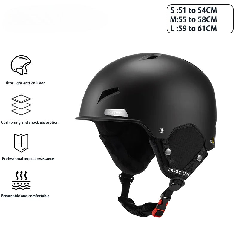 WINROCK Ski Helmet Is Lightweight, Breathable, Anti-collision and Warm for Men and Women, Outdoor Ski Equipment for Children