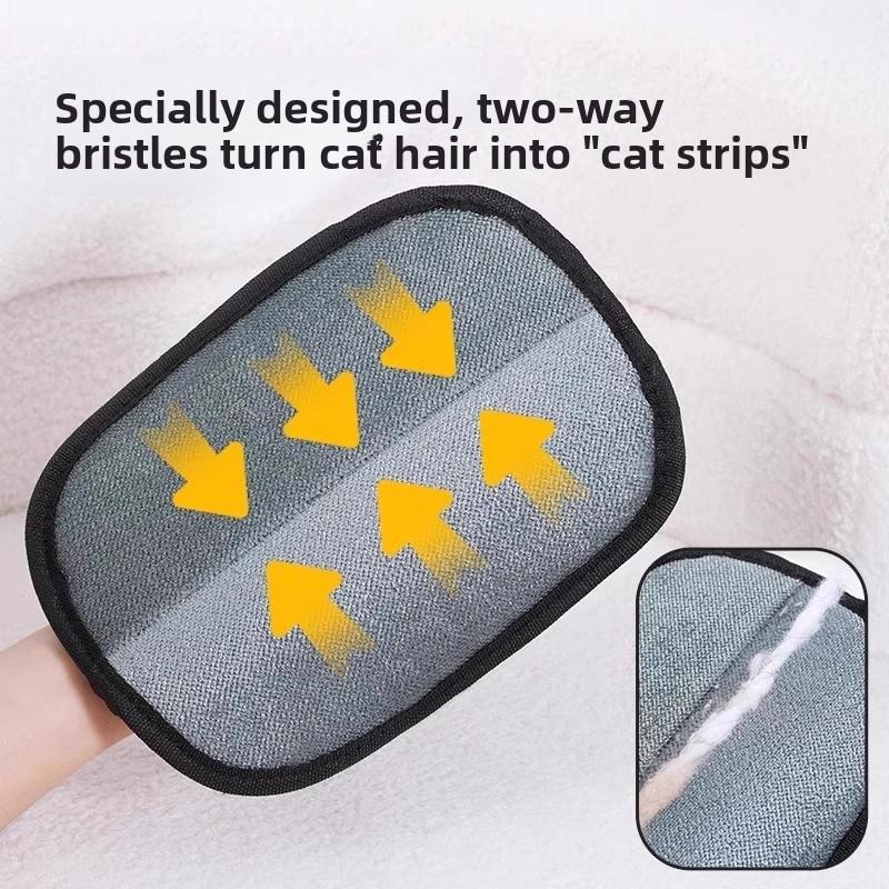 Hair Removal Gloves Cat Hair Cleaner To Remove Cat and Dog Hair Adsorption Artifact Pet Household Hair Electrostatic Brush Sticky Hair Multi-function