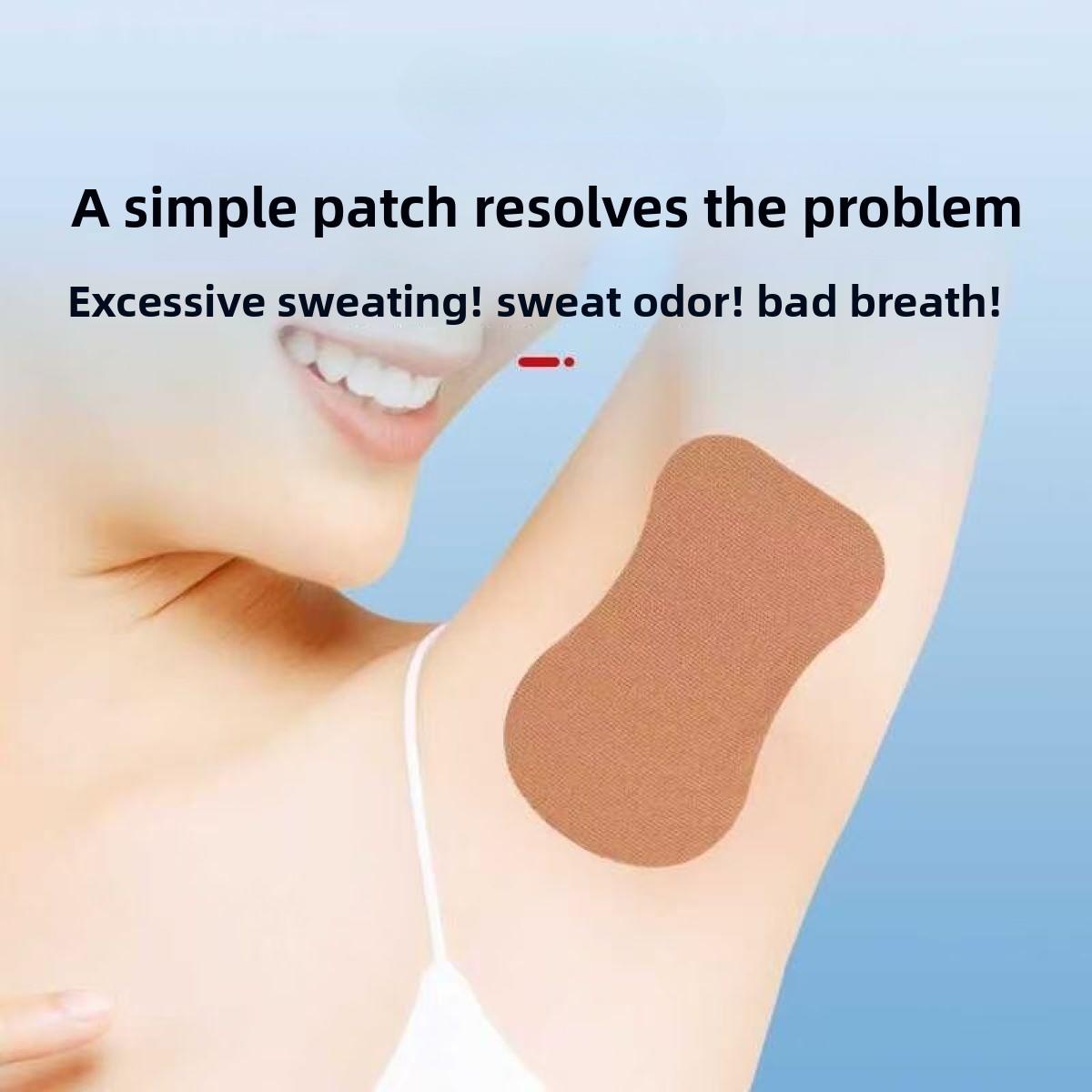 10 Pcs Men's and Women's Underarm Sweat Absorbing and Anti-odor Patches, Disposable Armpit Sweat Pads, Sports Armpit Sweat Absorbing Patches, Antiperspirant Patches, Sole Sweat Absorbing Patches