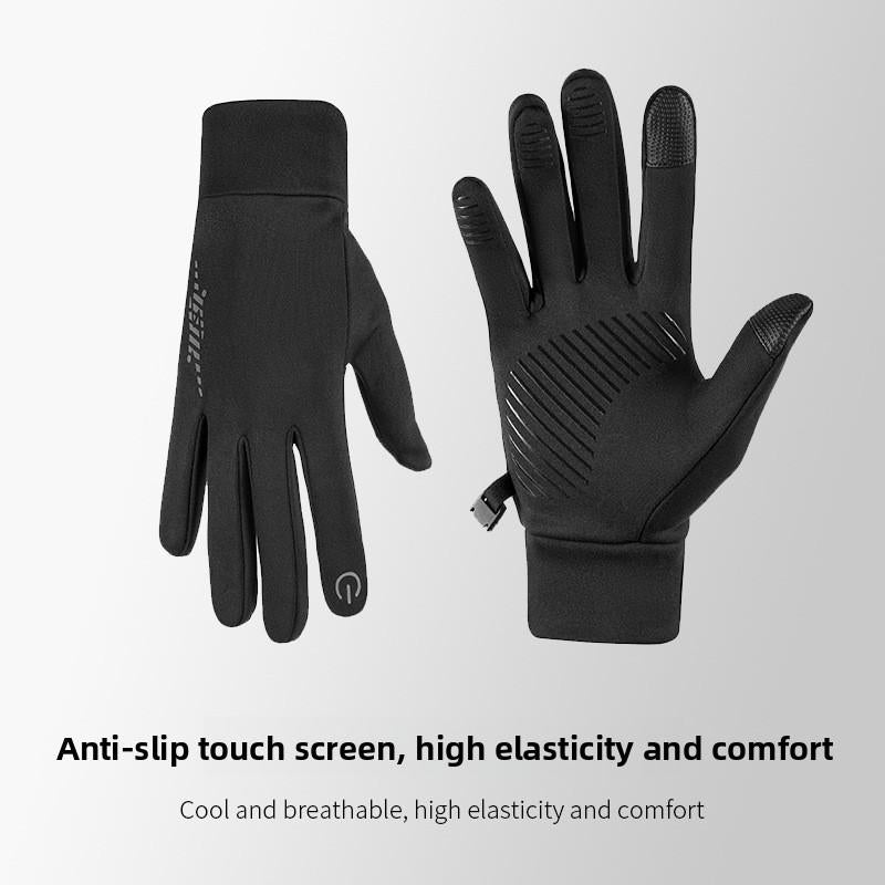 Outdoor Autumn and Winter Men's and Women's Sports Gloves Non-slip and Warm Touch Screen Velvet Skiing Running Riding Gloves