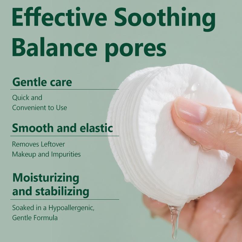 Korean Skincare Anti-aging Toner Cotton Pads That Lighten Dark Spots and Wrinkles, Containing Snail Secretion, Centella Asiatica, Niacinamide, and Peptide Complex - 100 Pieces