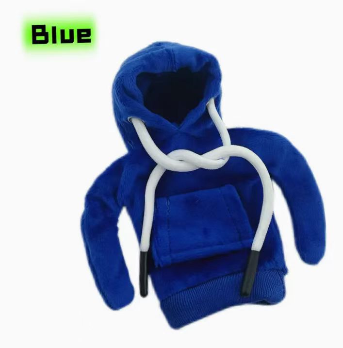 Car Gear Shift Hoodie – Funny Mini Hoodie Car Decor, Winter Warm Universal Fit Shift Knob Cover, Girly Car Interior Accessory Gift