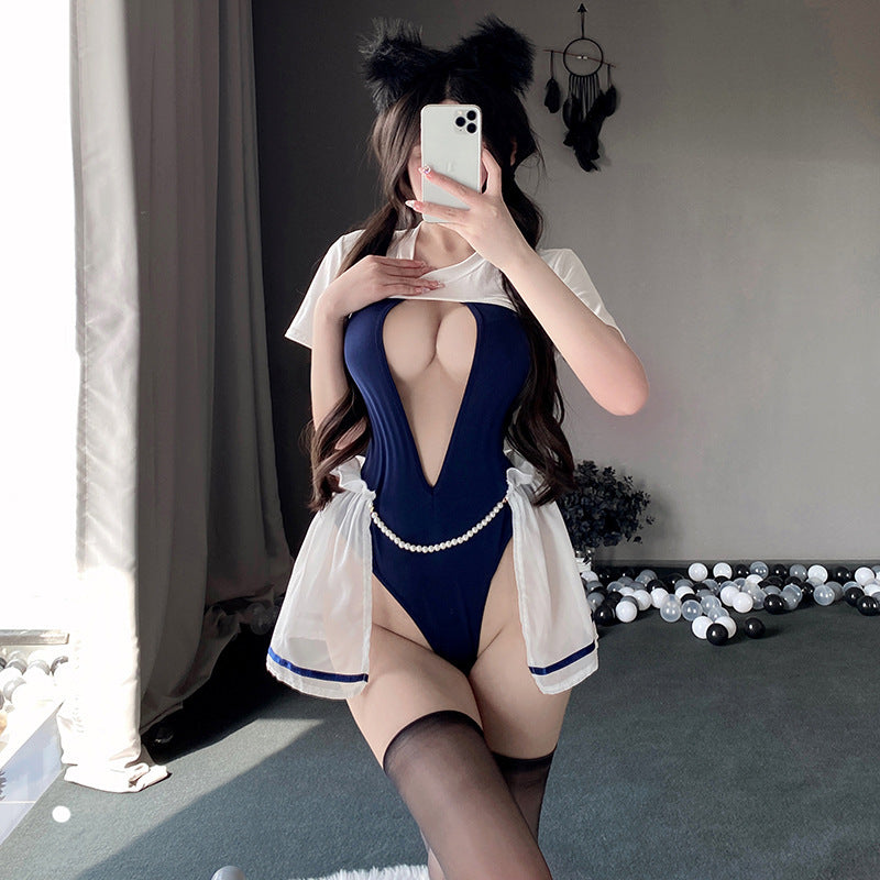 激情趣内衣纯情可爱初恋装甜美制服MM床上免脱约会骚诱惑代发2727