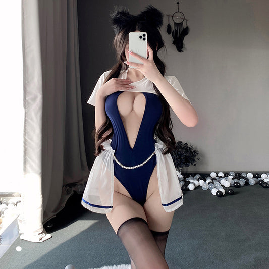 激情趣内衣纯情可爱初恋装甜美制服MM床上免脱约会骚诱惑代发2727