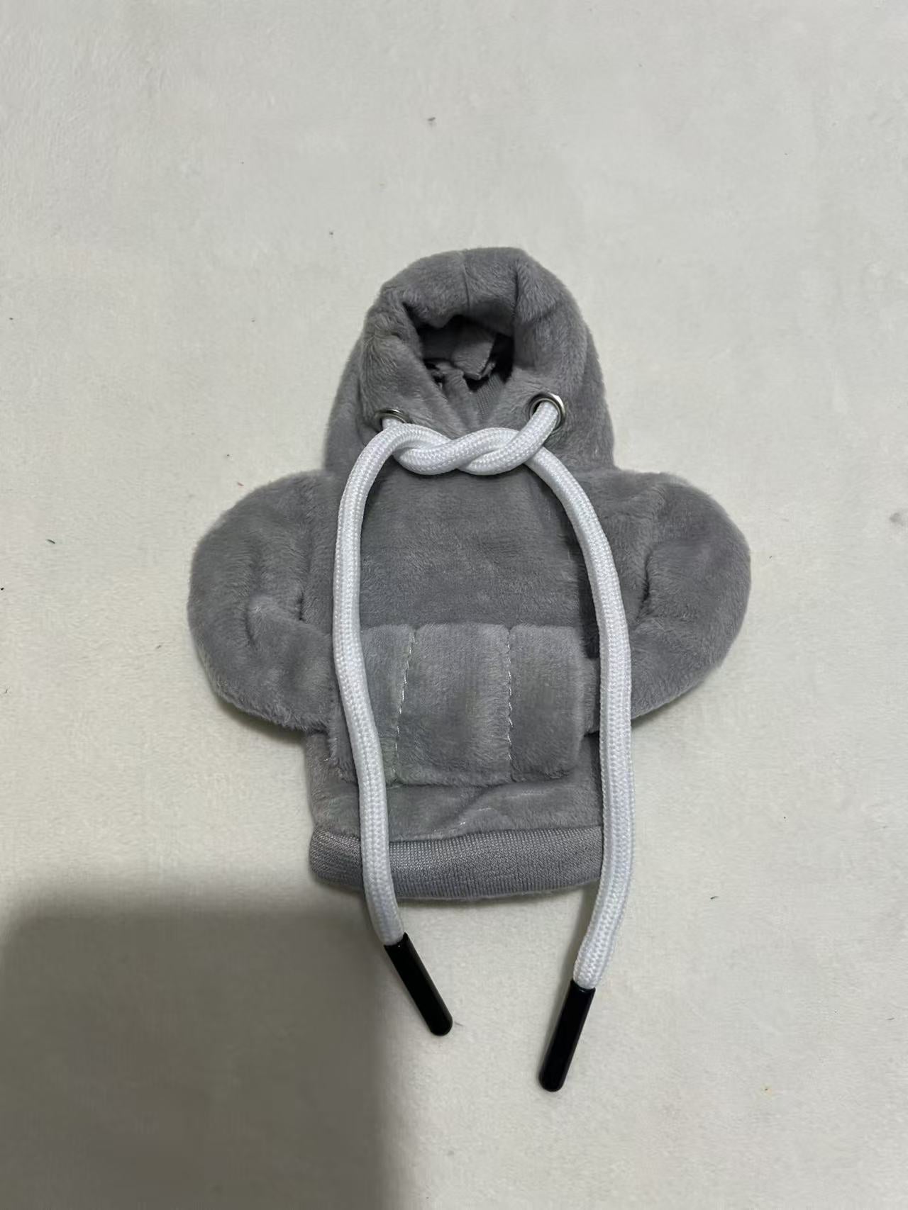 Car Gear Shift Hoodie – Funny Mini Hoodie Car Decor, Winter Warm Universal Fit Shift Knob Cover, Girly Car Interior Accessory Gift